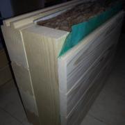 Sendvič zid 204 mm (monoblok 92 mm, mineralna vuna 100 mm, brodski pod 20 mm)
