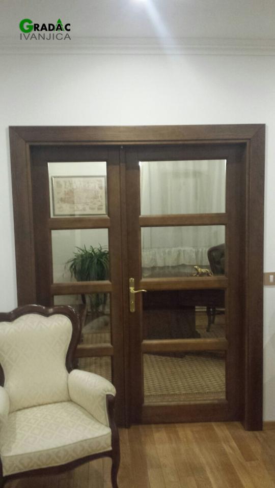Unutrašnja sobna vrata od masiva i ogledala - stolarija Gradac Ivanjica